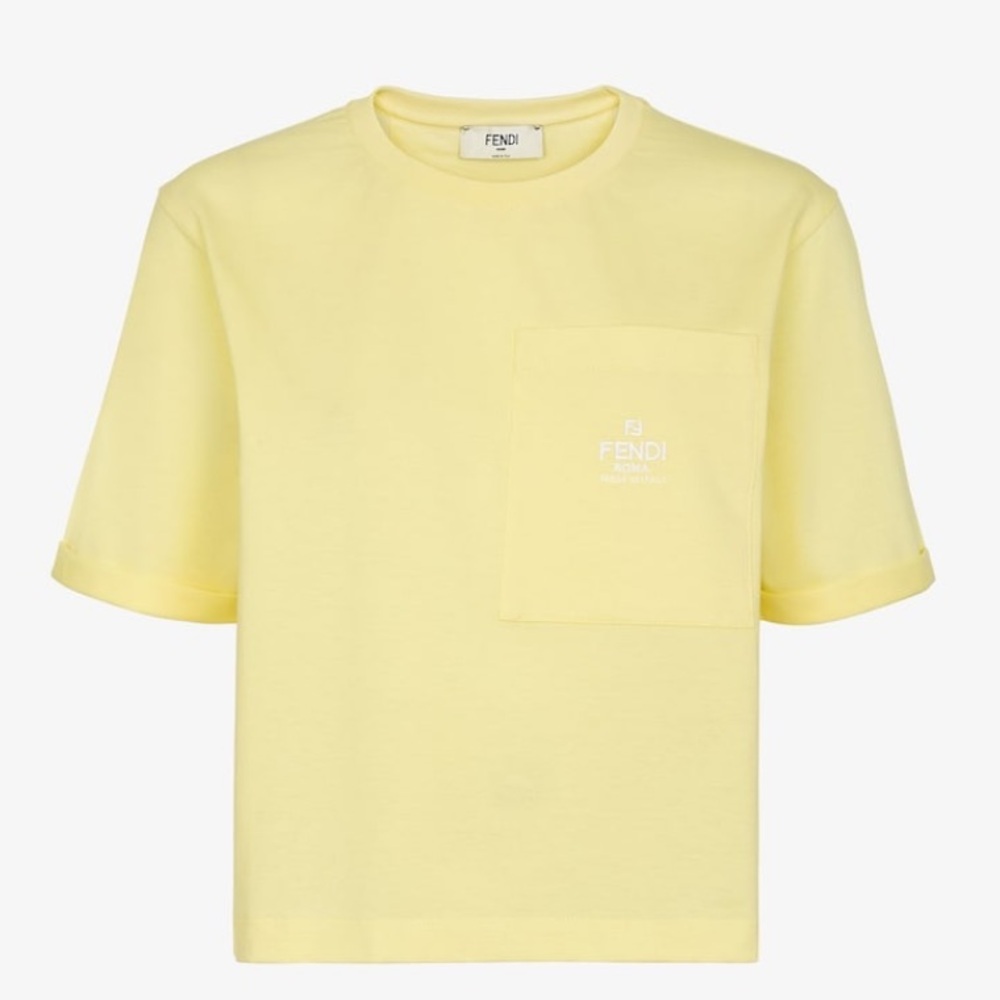 Fendi Soft Yellow Tee